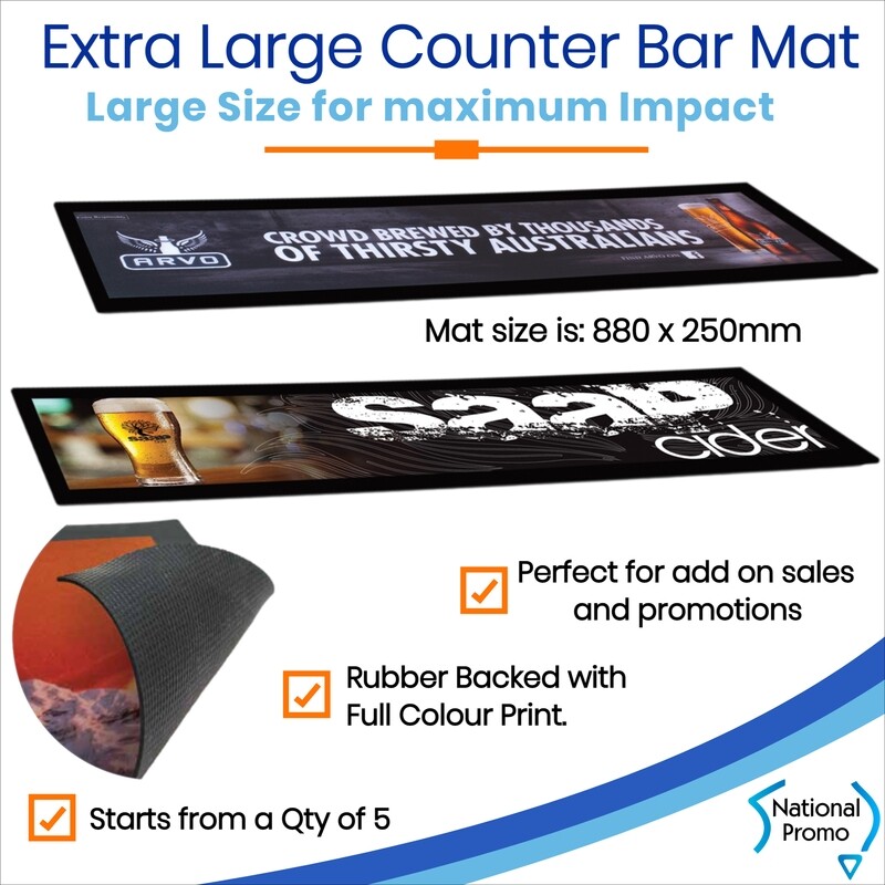 Extra Large Counter Bar Mat