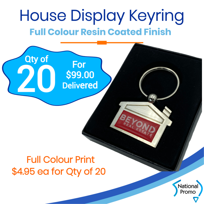 20x House Shaped Display Keyring