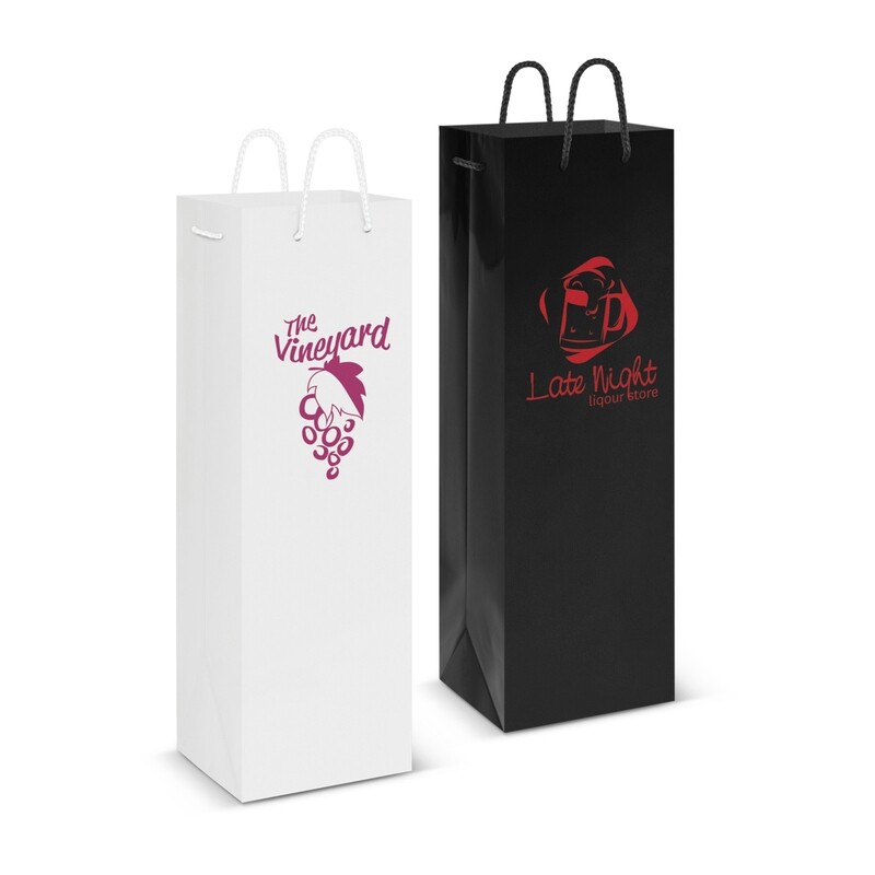 LAMINATED CARRY BAG SINGLE WINE BOTTLE