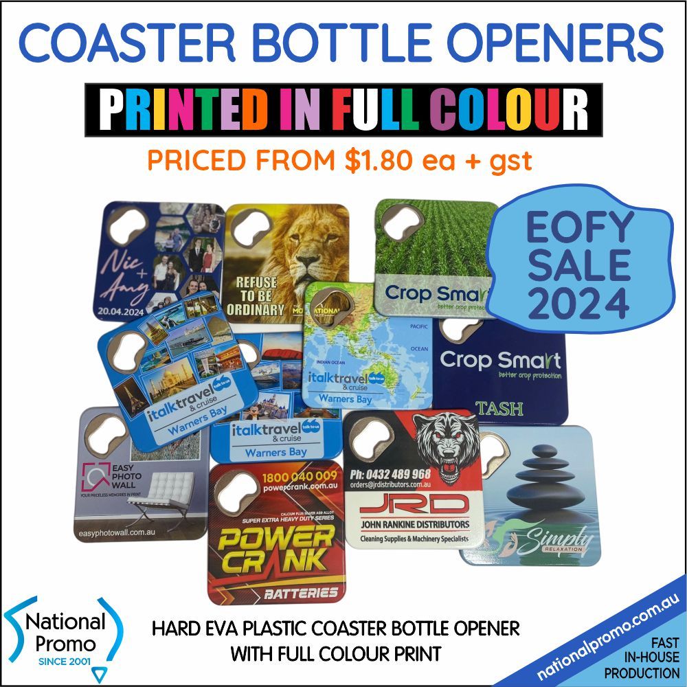 DRINK COASTER BOTTLE OPENER > SALE '40% OFF'