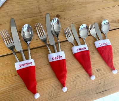 SANTA HATS > PERSONALISED PRINT $2.50 ea