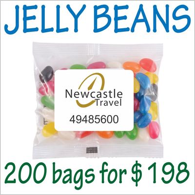 200 x 50gm ASSORTED JELLY BEANS > SAVE $82