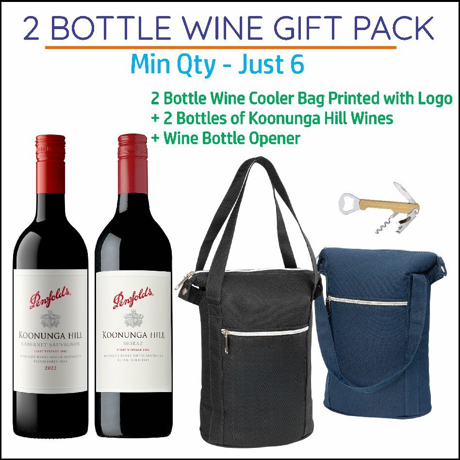 2 Bottle Wine Cooler Bag Gift Pack | National Promo