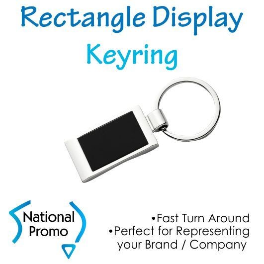 Rectangle Display Keyring