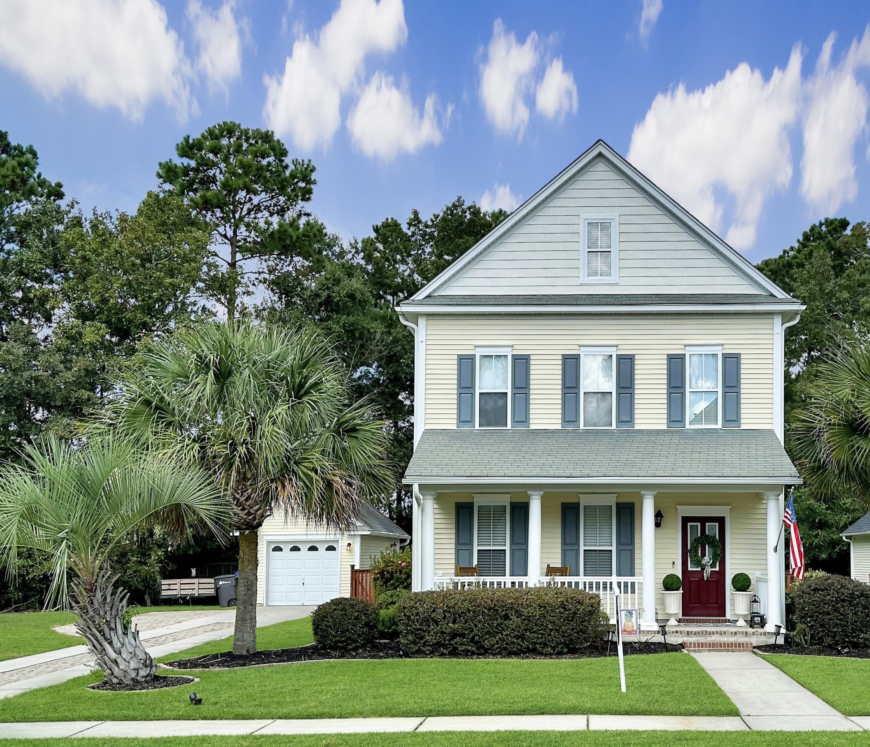 This is your chance to live in the highly desired Mt. Pleasant community of Park West! This gorgeous 3 story home sits in a quiet cul-de-sac with no neighbors behind. The yard is well manicured with beautiful Palm Trees in the front.  Enjoy your morning coffee full front porch.The first floor features scratch and water resistant Luxury Vinyl Plank flooring that will be great for kids and pets. There is a half bath with tile flooring and granite countertops. Enjoy your holiday meals in the separate dining room! The home opens up into a large living area with a wood burning fireplace, a breakfast area, and then connects to the large kitchen. The kitchen is well equipped for entertaining and cooking with stainless steel appliances, corian countertops and white cabinetry.

On the second floor you will find the oversized primary bedroom where you'll have lots of windows for plenty of natural light. You'll notice a custom barn door to the master bathroom where you'll find a double vanity with granite countertops, a large tub with a walk-in shower and a walk-in master closet. On this level, there are also two large bedrooms and a full bathroom to share!

On the 3rd floor you'll be greeted with a very large flex space! The entire third floor of the home is a space that can be used as a bedroom, media room, family room or office with a full closet and full bathroom! The possibilities up here are endless as you can make this part of the home whatever you wish! 

This home offers a large screened in back porch. This is a great place to relax in the evenings and enjoy the afternoon breezes. It is already wired and built for a TV hookup, which will be good for those football games in the fall. There is also an outdoor sink attached to the home right off the bricked patio so when you are grilling outside, you have a place to clean up. The backyard is gorgeous with beautiful landscaping, a wooded tree line for shade, and a fenced in back yard. 

There is a neighborhood pond that has a neighborhood dock for fishing and has a long walking/jogging trail for exercising and walking your dogs. The neighborhood has a community crab and fishing dock for your kids to enjoy on those evening days as you enjoy the beautiful sunsets Charleston has to offer. Park West offers resort style amenities as it has 2 community pools, tennis courts, pickle ball courts, volleyball courts, play parks, park areas, a clubhouse, and much more!

Park West is a golf cart community where you'll see neighbors riding around to visit their neighbors and to enjoy the amenities. There are tons of shopping, restaurants, and a gym at the front of the entrance. Nearby you'll find a private executive airport, a hospital 5 minutes away, shopping centers 5 minutes away, the beach is 15 minutes away, and downtown Charleston is about 20 minutes away. The elementary and middle school are located in the neighborhood with the high school a very short ride around the corner.

Mount Pleasant is a top city in the country and Charleston has been ranked the #1 small city in the country for years! Mount Pleasant is the jewel of the area with Isle of Palms and Sullivan's Island beaches just a short drive! You will love having all that Mount Pleasant and Charleston has to offer so conveniently close! 

This is truly a fantastic place to call home!