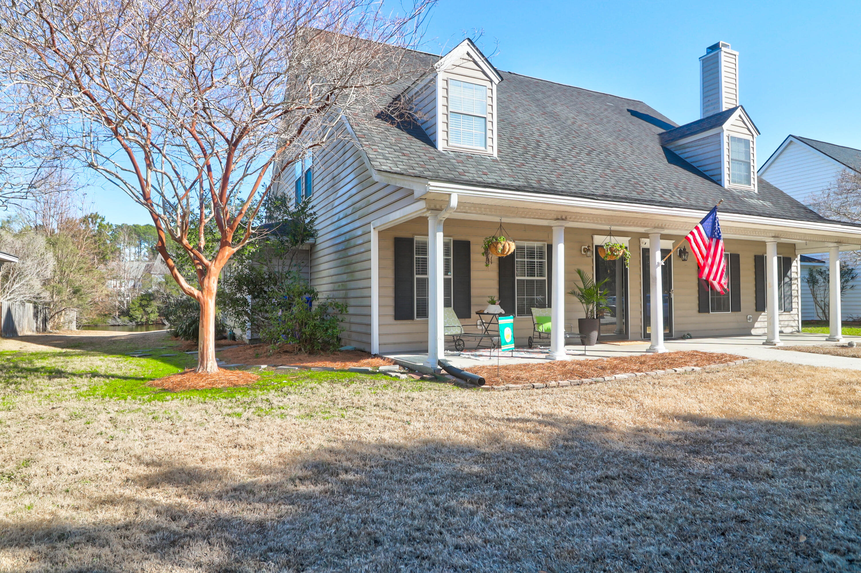 Welcome to this charming townhome in the highly sought-after Dunes West community! This delightful 3-bedroom, 2-bath home is perfectly situated on a picturesque pond, allowing you to enjoy serene views from your screened porch.Step inside to find a cozy living area featuring luxury vinyl flooring and a gas fireplace, creating a warm and inviting atmosphere. The spacious kitchen boasts an eat-in dining area that overlooks the tranquil pond, making it the perfect spot for meals with family and friends.The main floor master suite offers convenience and comfort, complete with a full bath. Upstairs, you'll find two generously sized bedrooms, each with walk-in closets, providing ample storage space.  More photos coming soon!This home is perfect for your first home, a destination second home or a great investment! West offers all you would want in a community:Beautiful landscaping, sidewalks, green space, pond, and more! Golf, tennis, and swim memberships are available for an additional fee. Convenient to Downtown Charleston, the airport, and beaches!