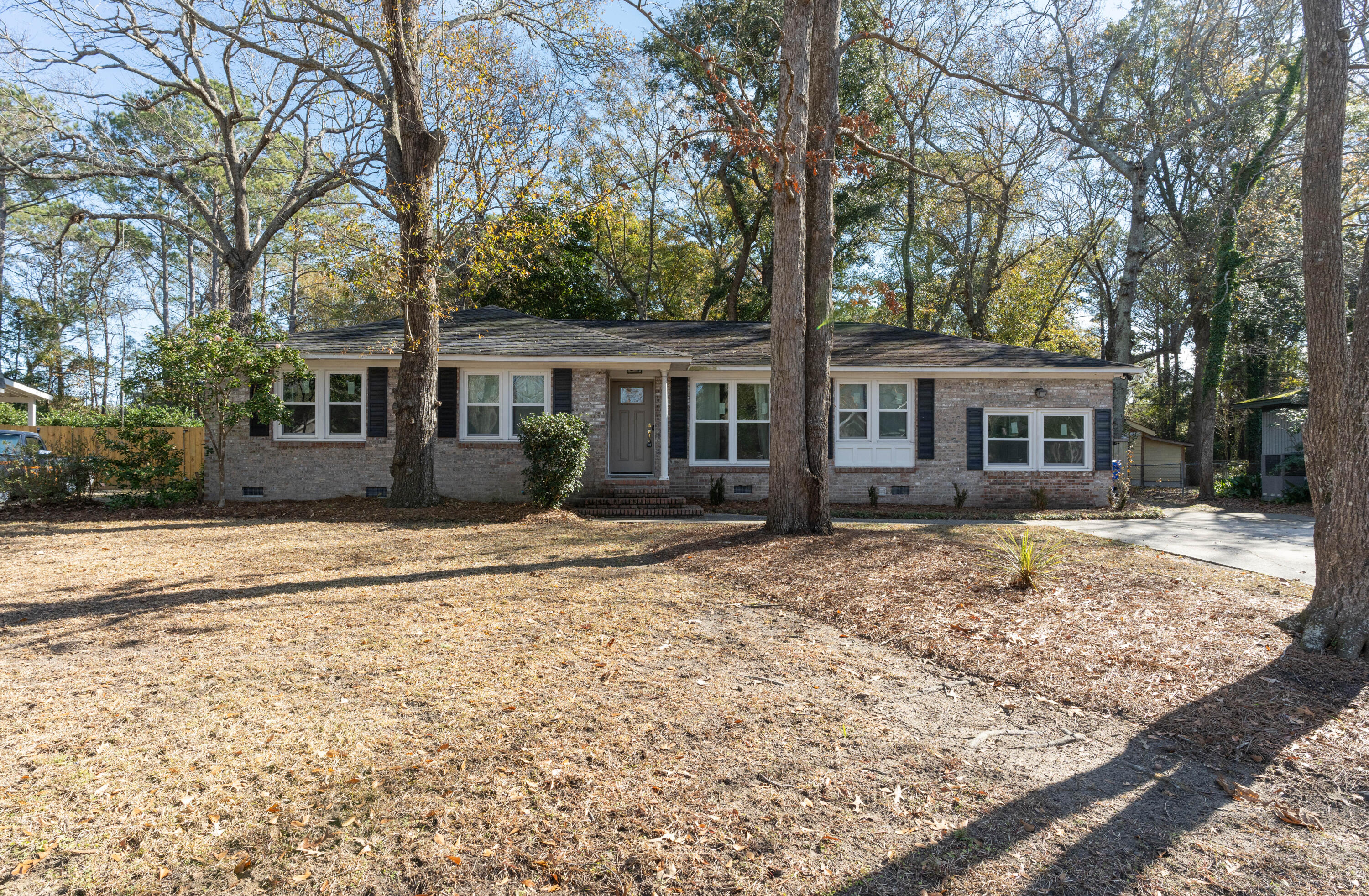 4 Bedroom, 2 Full Bath Home with all new exterior windows and all new exterior doors. Encapsulated crawlspace, installed dehumidifier, and replaced ductwork- all professionally completed in 2021. Crawlspace is annually maintained/serviced. HVAC unit installed in 2017. Looking out of the screen porch is a huge fenced in backyard with a tree buffer as the back drop giving plenty of privacy. Drive-in gate to the backyard provides a secure area to store your boat, work trailer, and other vehicles- storage shed located in the corner. This is right next to the back entrance of James B. Edwards Elementary- parents, you can easily walk your kids to and from school and avoid the traffic line. Centrally located in Mt. Pleasant, close to I-526 and I-26. No HOA. For Sale By Owner- Agent Is Owner