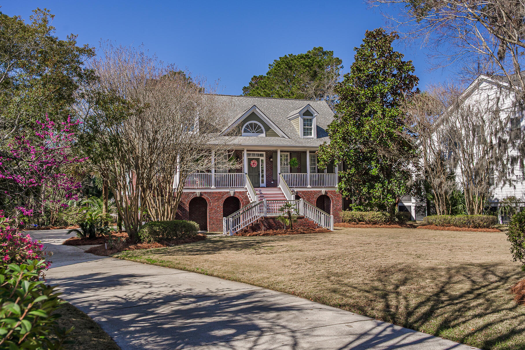 This stately 4-bedroom, 3.5-bath home offers 3,212 square feet of luxurious living space, perfectly situated on a large lot with stunning waterfront views. Whether you're sipping your morning coffee or enjoying an evening cocktail, the serene views from this property are unmatched. Step out to your private backyard, and you'll find direct access to your own dock, complete with a boat lift, ensuring that your experience getting on and off the water is seamless. Whether you prefer watching the sunset on an evening boat ride or from the comfort of your dock, this home offers one of the best views in town. The spacious layout is perfect for hosting gatherings and entertaining, with features that include a large great room, spacious screened-in porch, and a fire pit in the backyard--idealfor roasting marshmallows and bringing family and friends together for a cozy, peaceful retreat. 

The first-floor primary bedroom is a private haven, while the large 3-car garage provides ample space for vehicles and storage. Located in the highly sought-after Park West neighborhood, this home is within a fantastic school district and close to excellent community amenities. With its combination of elegance, comfort, and convenience, this home is truly a must-see!