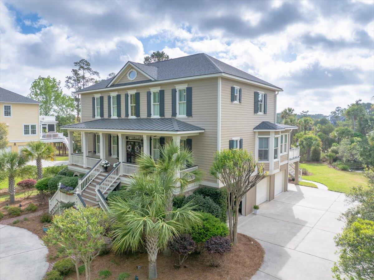 Exquisite Marshfront Home with Custom Details & Exceptional Amenities in a Premier Gated Golf CommunityWelcome to this stunning Hilton Googe-designed 4-bedroom, 3.5-bathroom Lowcountry home, ideally situated on a .73-acre marshfront lot with mature landscaping, a circular driveway, and captivating views that redefine peaceful living. Thoughtfully designed and meticulously maintained, this residence offers elegant finishes, impressive updates, and a lifestyle that embraces nature, comfort, and community.Step inside to find Brazilian cherry hardwood floors, 10'' custom baseboards, and detailed millwork throughout, showcasing timeless craftsmanship. The primary suite is conveniently located on the main level, offering privacy and ease of access. Upstairs, a spacious mediaroom opens to a private deckperfect for relaxing with coffee or cocktails while enjoying tranquil views.

The gourmet kitchen is equipped with high-end appliances, including a Thermador gas range, oven, and dishwasher, GE Profile Monogram wine cooler, and Whirlpool refrigeratorideal for entertaining or simply enjoying everyday meals. The gas log fireplace in the family room adds warmth and charm to the inviting living space.

Enjoy the outdoors year-round on the screened porch, open deck, or from the second-floor deck. The beautifully landscaped backyard features a koi pond, electric dog fence, and ample room for a poolall enhanced by a new well pump (2023) for the irrigation system, mosquito misting system, and a freshly re-sodded back lawn (2023).

Other notable features include a new roof (2023), first-floor AC unit (2022), tankless Rinnai water heater (2017) and a marshfront setting that provides ever-changing views of the natural surroundings. This home combines luxury and practicality in a way that's rare to find.

Located within a prestigious gated community, you'll have access to exceptional amenities such as golf and social memberships, tennis and pickleball courts, fitness centers, clubhouses, boat landing, and boat storage. Whether you're an avid boater, golfer, or just enjoy an active lifestyle, this community has it all.

This is more than a homeit's a sanctuary. Come experience the serene beauty, high-end finishes, and unmatched lifestyle this marshfront masterpiece has to offer.