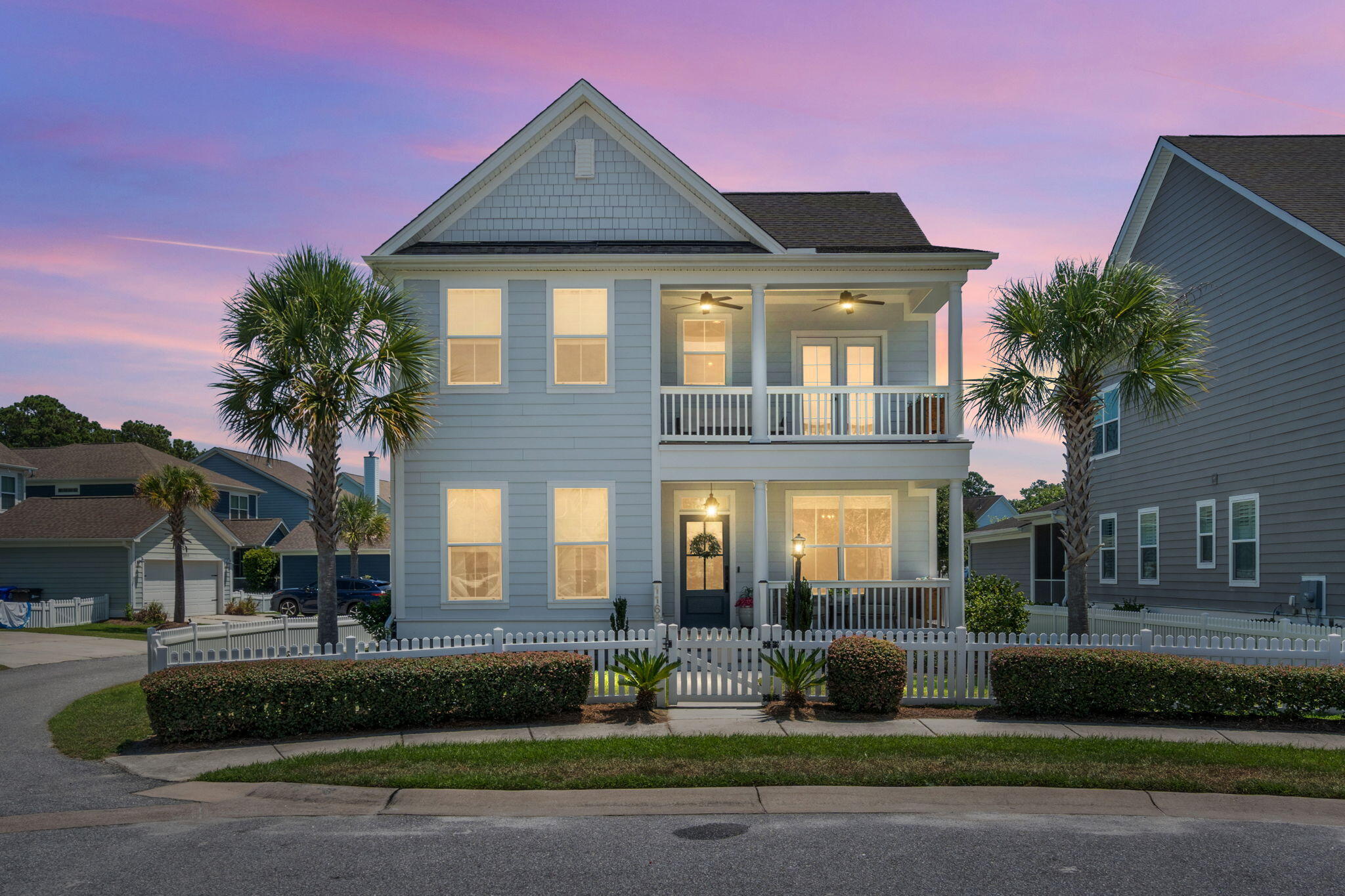 Where Lowcountry Charm Meets Effortless LivingWelcome to 1168 Peacehaven Street--an upgraded, corner-lot gem tucked away on a quiet cul-de-sac in the heart of the Abbey at Park West, where everyday life feels elevated. With its double front porches, screened-in back porch, paver patio with firepit, and white picket-fenced yard, this turn key, 4-bedroom, 2.5-bath home blends timeless Lowcountry architecture with modern comfort and style.Inside, you'll find over 2,600 square feet of smart design and thoughtful details: wood flooring throughout the main level and loft, elegant wainscoting in the entryway, and a dedicated office space. The open-concept living area flows seamlessly into a chef-inspired kitchen, featuring Quartz countertops, a walk-in pantry with custom shelving,new stainless steel appliances, and plenty of space to host or relax.

The main-floor primary suite offers a peaceful retreat, complete with a spa-like en suite bathroom, oversized tile shower, shiplap design and custom walk-in closet. Upstairs, the spacious loft opens to a second-story balcony, while three additional bedroomseach with walk-in closetsoffer flexibility for guests, kids, or creative spaces.

Out back, enjoy laid-back evenings on your screened porch, cozy nights around the firepit, or weekend BBQs on the patio. The attached two-car garage, lush landscaping with irrigation, and energy-efficient features like a tankless water heater, radiant barrier roof, and Low-E windows mean less maintenance and more enjoyment.

Just a short walk to neighborhood pools, playgrounds, and walking trailsand only minutes to Costco, schools, dining, shopping, and the beaches of Isle of Palmsthis home offers the perfect blend of charm, convenience, and everyday luxury.
Don't just imagine Lowcountry livingcome experience it.

Builder Upgrades: 
Attached screen porch
Extra parking pad
Farm sink
Upgraded tile choices (kitchen, laundry, and bath)
Upgraded counter choices (kitchen and bath)
Oversized master shower
Double front porches
Under stair storage (from laundry room)
Open staircase (original plan has a wall when you go up the stairs)
Shiplap rail in dining room

Owner Upgrades: 
Fenced in yard
Custom lighting
Custom fixtures
Custom mirrors
Entry wainscoting 
Custom pantry
Custom master closet
Paver patio
Accent wall in office
Accent wall in master bedroom
Shiplap in master bathroom
Accent wall in loft
Wallpaper in dining room
Irrigation and french drain
Custom hood vent
Laundry barn door
Added wood floors to master bedroom and loft area
Custom landscaping (palm trees and bushes)
Beadboard in main level powder room