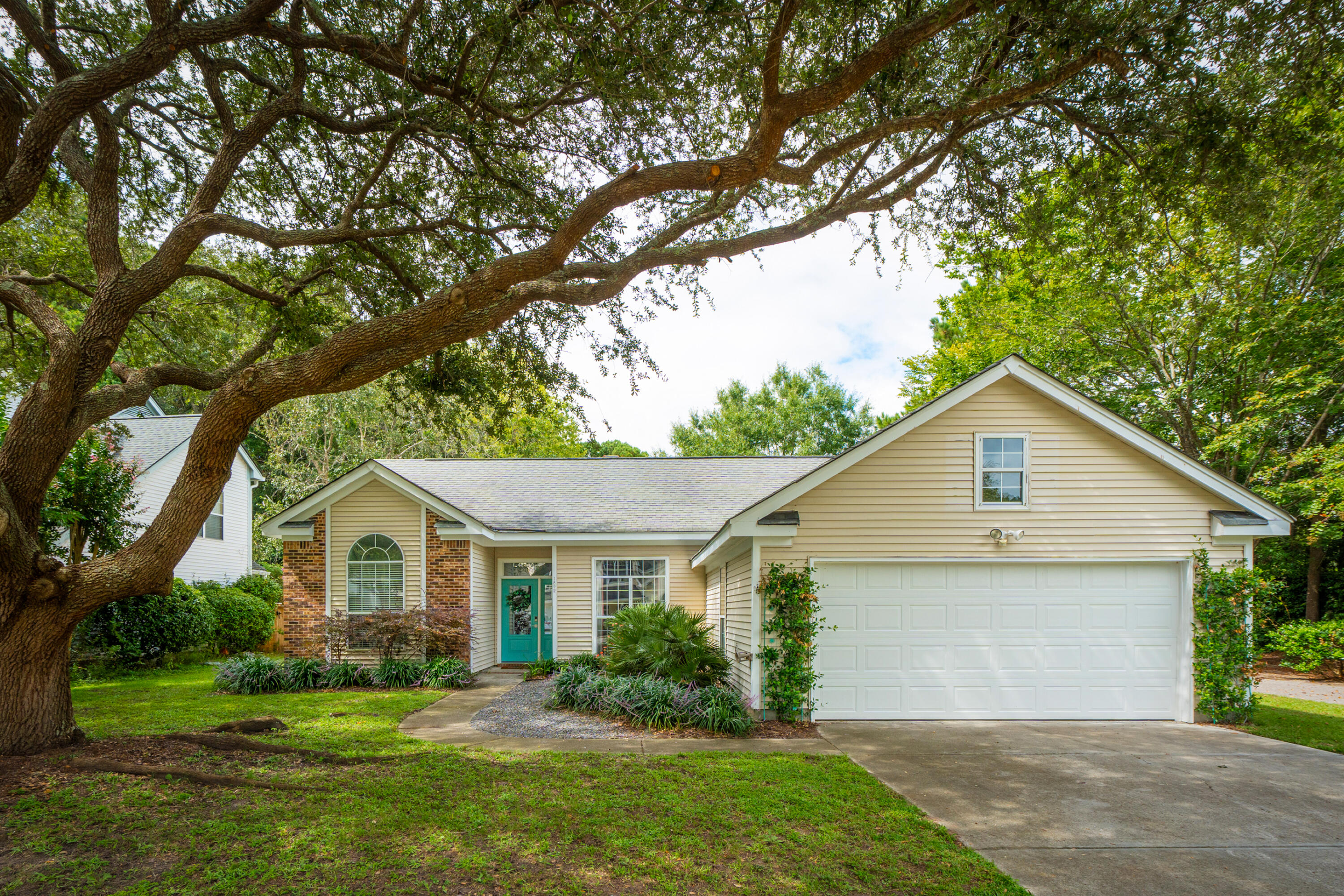 If you are looking to be in one of the best locations in Mt. Pleasant, if not THE best location, look no further. This very well-maintained 3br 2ba home is just across the connector from the Isle of Palms, less than 10 minutes away from the beach, less than 20 minutes away from downtown Charleston, and within walking or biking distance to amazing restaurants, cafes, bars, shops, fitness studios, the Towne Centre, Target, Trader Joe's, and a wonderful movie theater!  I-526 is also just down the road for easy access out of town. This home also boasts a wonderful updated kitchen, a beautifully landscaped yard with irrigation and a new enclosed wooden fence, a screened porch, a new garage door and motor, a new front door, a wood burning fireplace, and a magnificent oak tree in the frontyard that provides lovely shade. Right next to the home is a secret back gate allowing you to walk to the Towne Centre and Trader Joe's with ease. The neighborhood is zoned for top-notch schools, including Lucy Beckham High School, and there are amazing neighborhood social events (food trucks, oyster roasts, chili cook-off, etc.), and one of the lowest HOA dues around ($275/year). For your safety, Sweetgrass has a stoplight at the entrance of the neighborhood. There is also boat storage in the neighborhood, subject to availability.