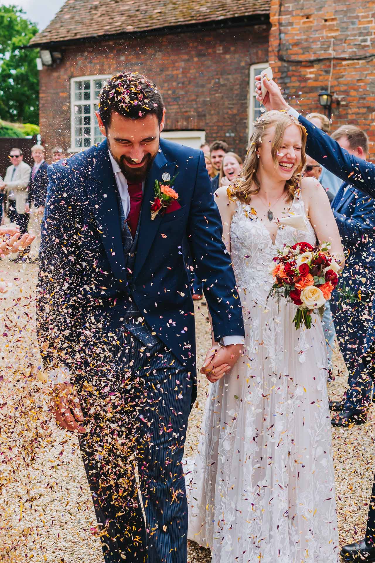 Confetti moment at Stanlake Park