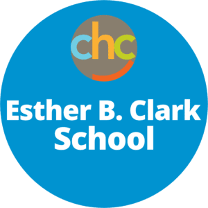 esther b clark school logo