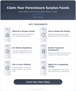 Claiming Foreclosure Surplus Funds