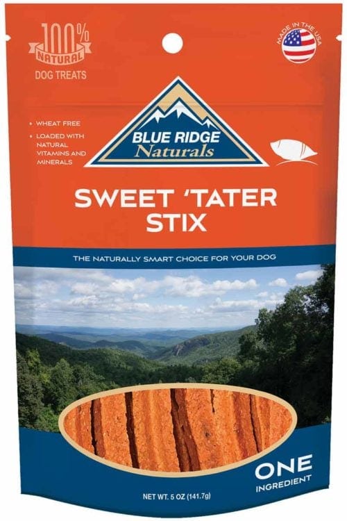 Blue Ridge Naturals Sweet Tater Stix Dog Treats Blue Ridge Naturals Sweet Tater Stix Dog Treats