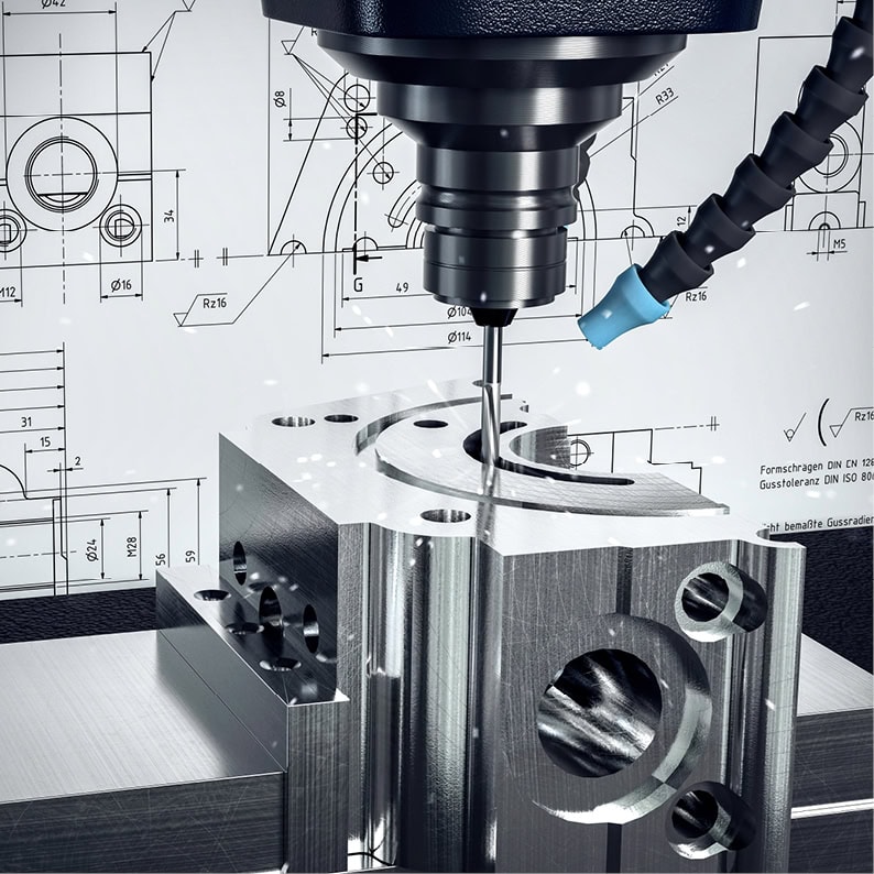 Bei der Entwicklung von Prototypen ist es gut, eine eigene Maschinenabteilung mit vielen CNC-gesteuerten Maschinen zu haben. Diese Maschinen können bis zu 1,20 M-Millimeter arbeiten und bieten eine einzigartige Chance sowie die Nähe zum Prozess.