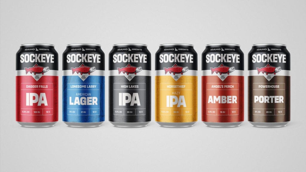 sockeye brewing can lineup