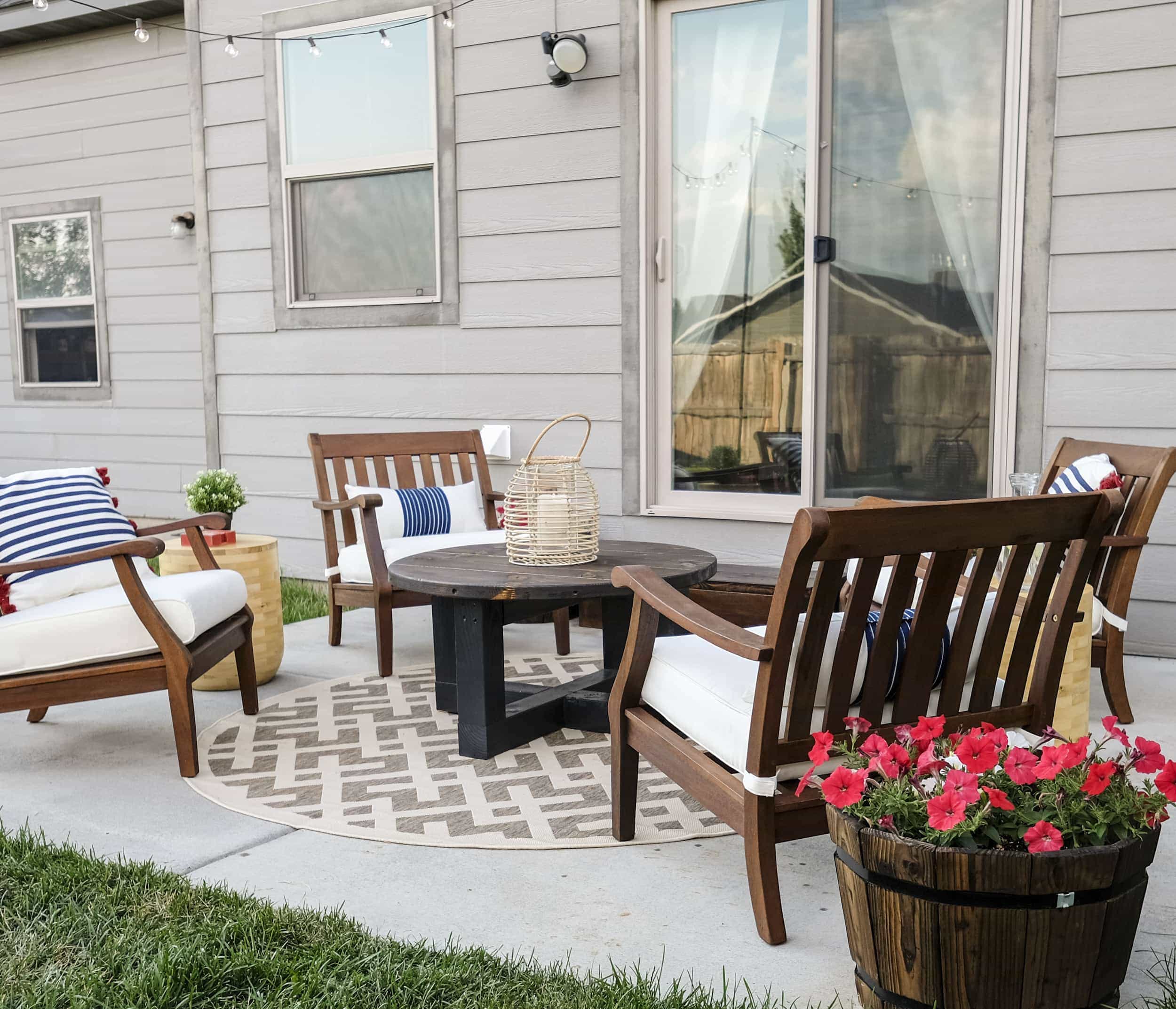 Patio Makeover On A Budget How It Looks After is Amazing!