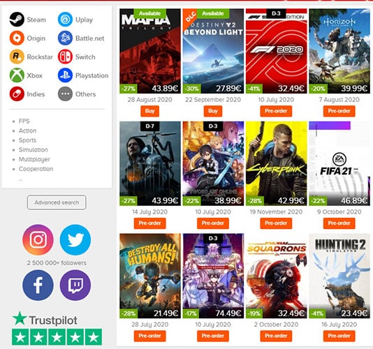 instant gaming review