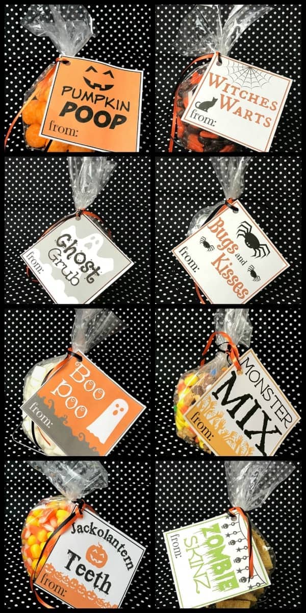 Free Printable Halloween Goodie Bag Labels - Nerdy Mamma