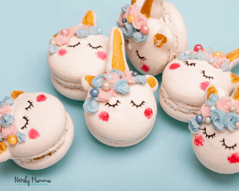 easy unicorn macarons nerdy mamma