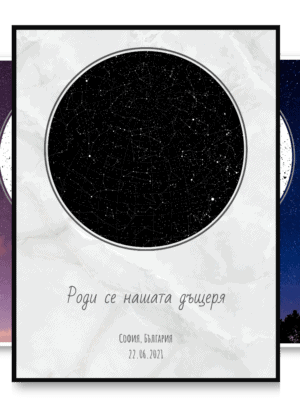 Звездна карта - различни дизайни