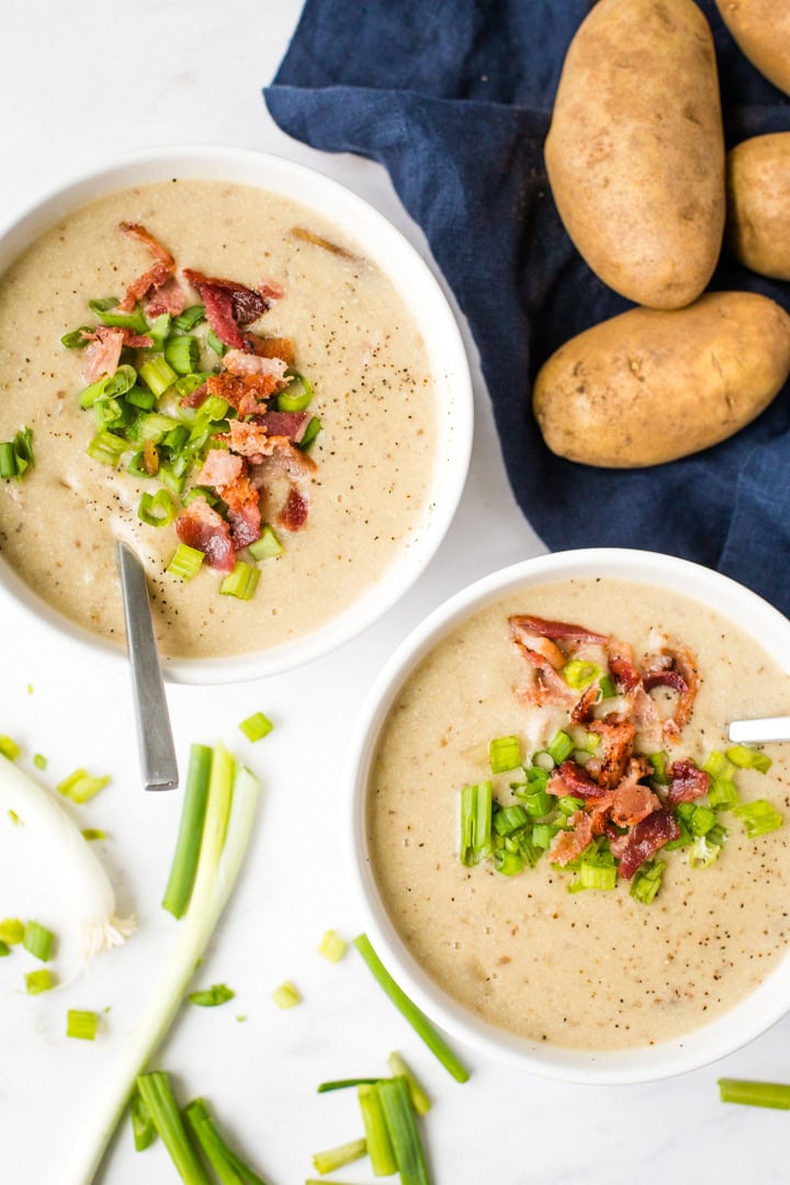 Instant Pot Potato Soup (Whole30, Paleo) | The Healthy Consultant
