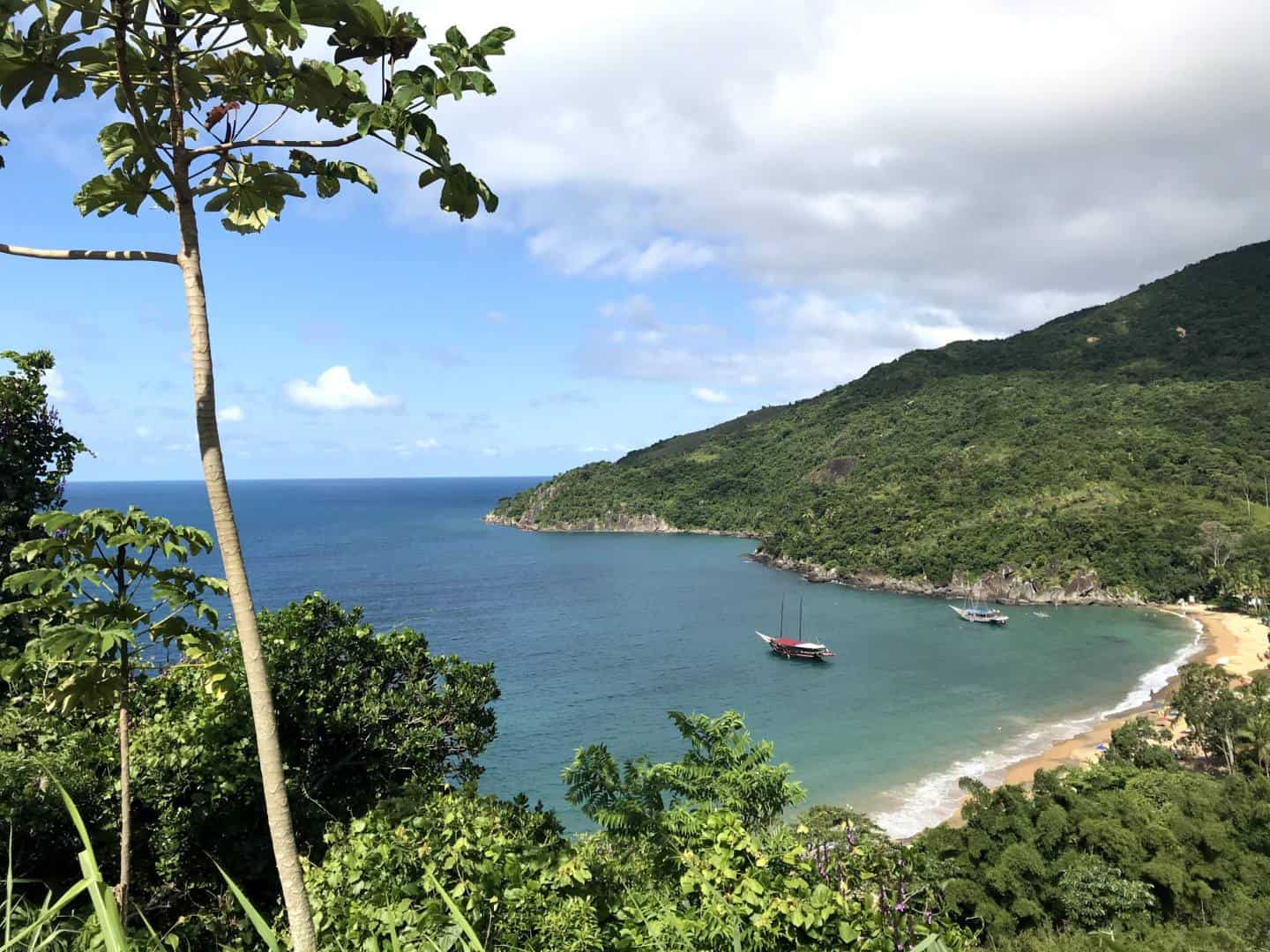 Praia do Jabaquara em Ilha Bela
