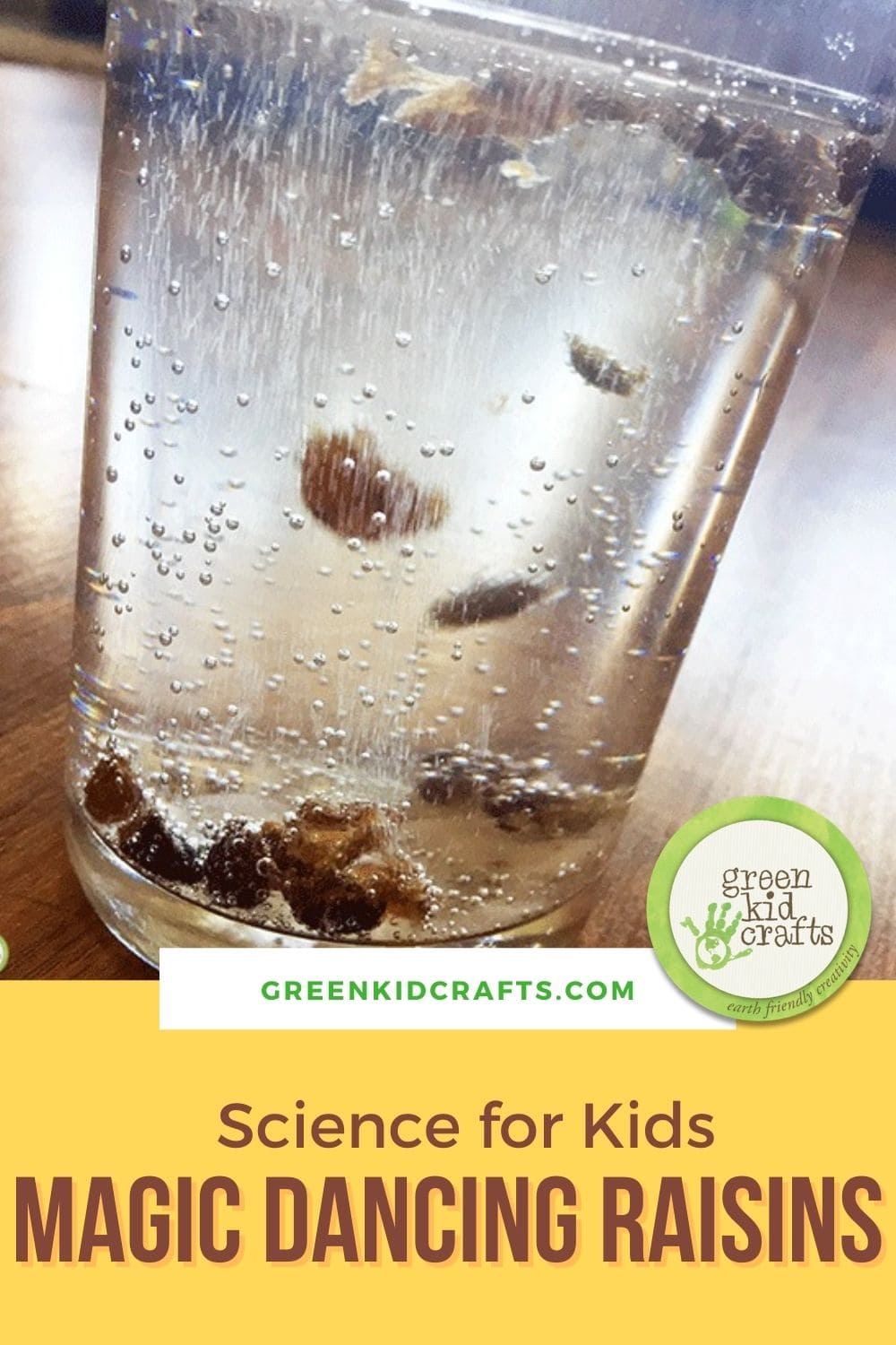 Dancing Raisins Science Activity Green Kid Crafts