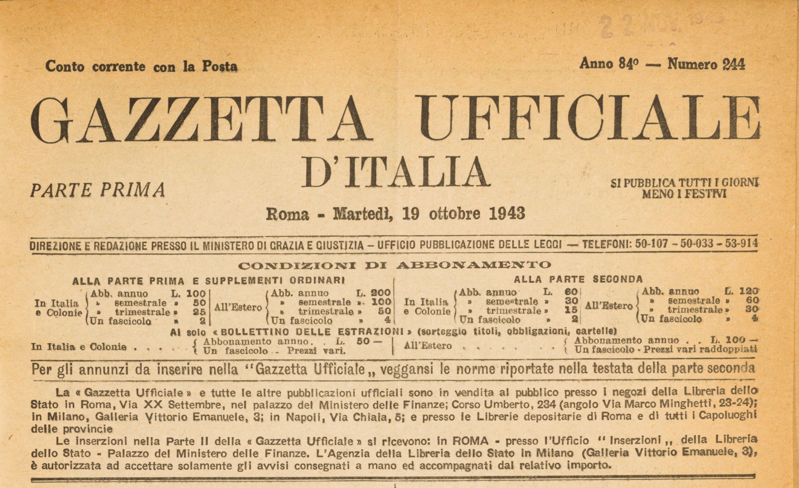 Le Gazzette ufficiali della Repubblica Sociale Italiana, un patrimonio per la ricerca storica