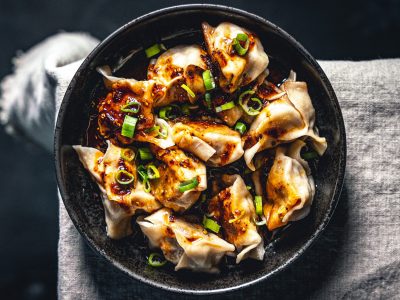 Beef Dumplings in Chili Öl