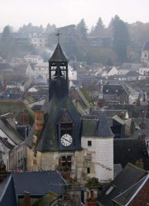 Clock tower in Amboise France
