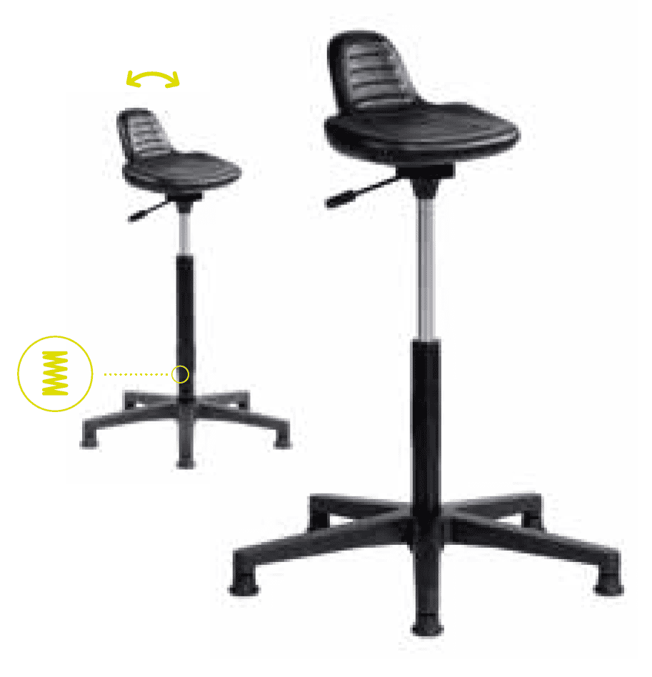 AS 200 Mécanisme simple Polyuréthane 200 colonne FLEX Patins Alu 610 65/85cm