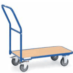 Chariot de magasin à dossier de poussée 1202