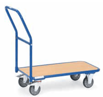 Chariot de magasin à dossier de poussée 1202