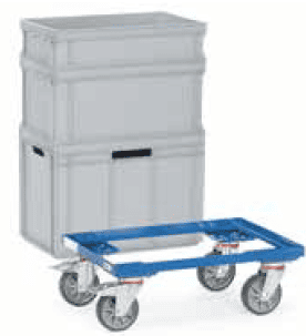 Rouleur en plastique pour bac