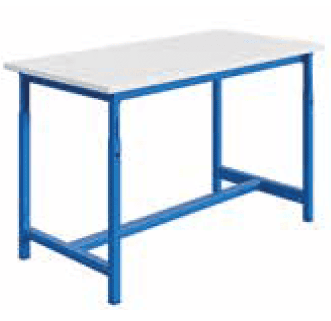 Etabli PTH Crémaillère - Plateau Mélaminé MELA28 l1500 p750 Départ
