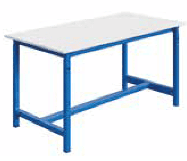 Etabli PTH Crémaillère - Plateau Mélaminé MELA19 l1500 p750