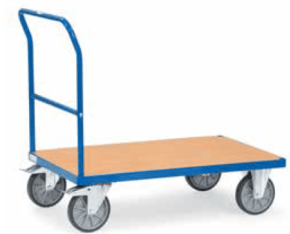 Chariot à dossier de poussée