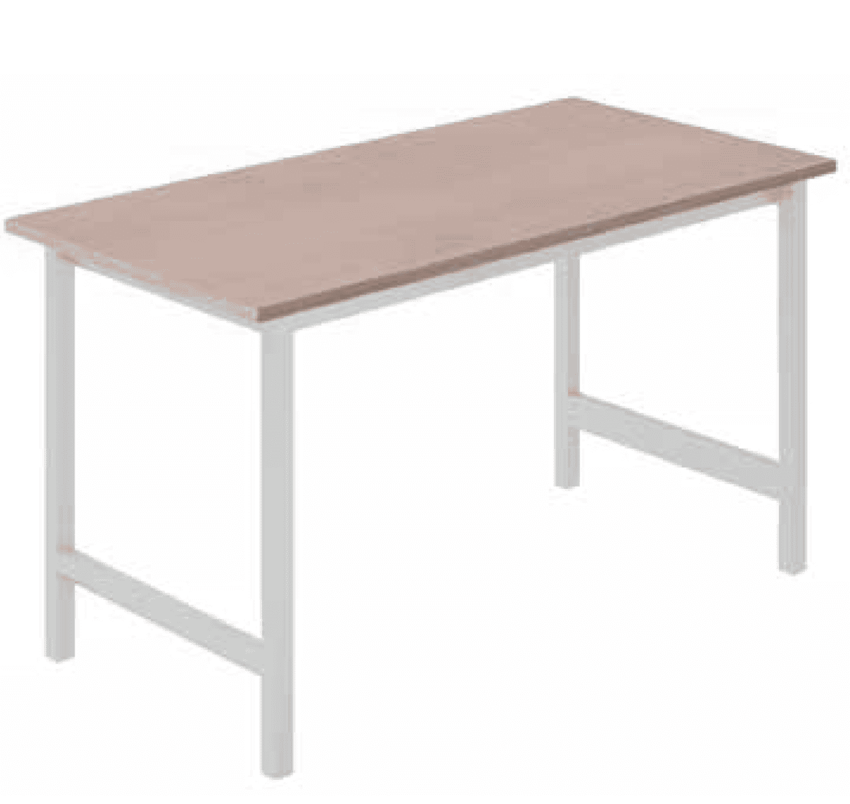 Table de Travail L1500-P750 plateau multiplis épaisseur 24 mm hauteur 824 mm GC