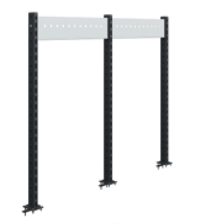 JEU 3 Montants SUPERSTRUC. AVEC TRAVERSE L865+635 H1200