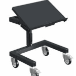 Support pour 1 bac ou 2 bacs (Option 020020008) hauteur réglable et plateau inclinaison réglable GA