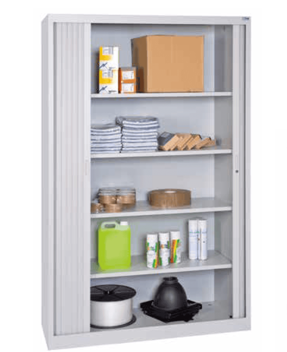 Armoire PORTES RIDEAUX L1200 P665 H1950 4 EtagèreS