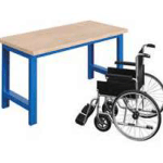 Etabli SI PMR Fixe - Plateau Multiplis bois MH40 l1800 p750 h800 Départ