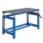 Etabli SISOUD MANIVELLE - Acier 8mm - l1500 p750 h790-1090
