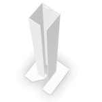 Passe câble colonne (BLANC)