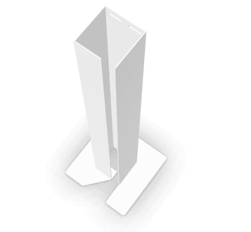 Passe câble colonne (BLANC)