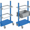 Desserte SPR331 2 CADRES BAC EUR. L695 P450 H1240