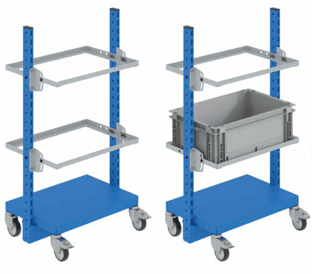 Desserte SPR331 2 CADRES BAC EUR. L695 P450 H1240