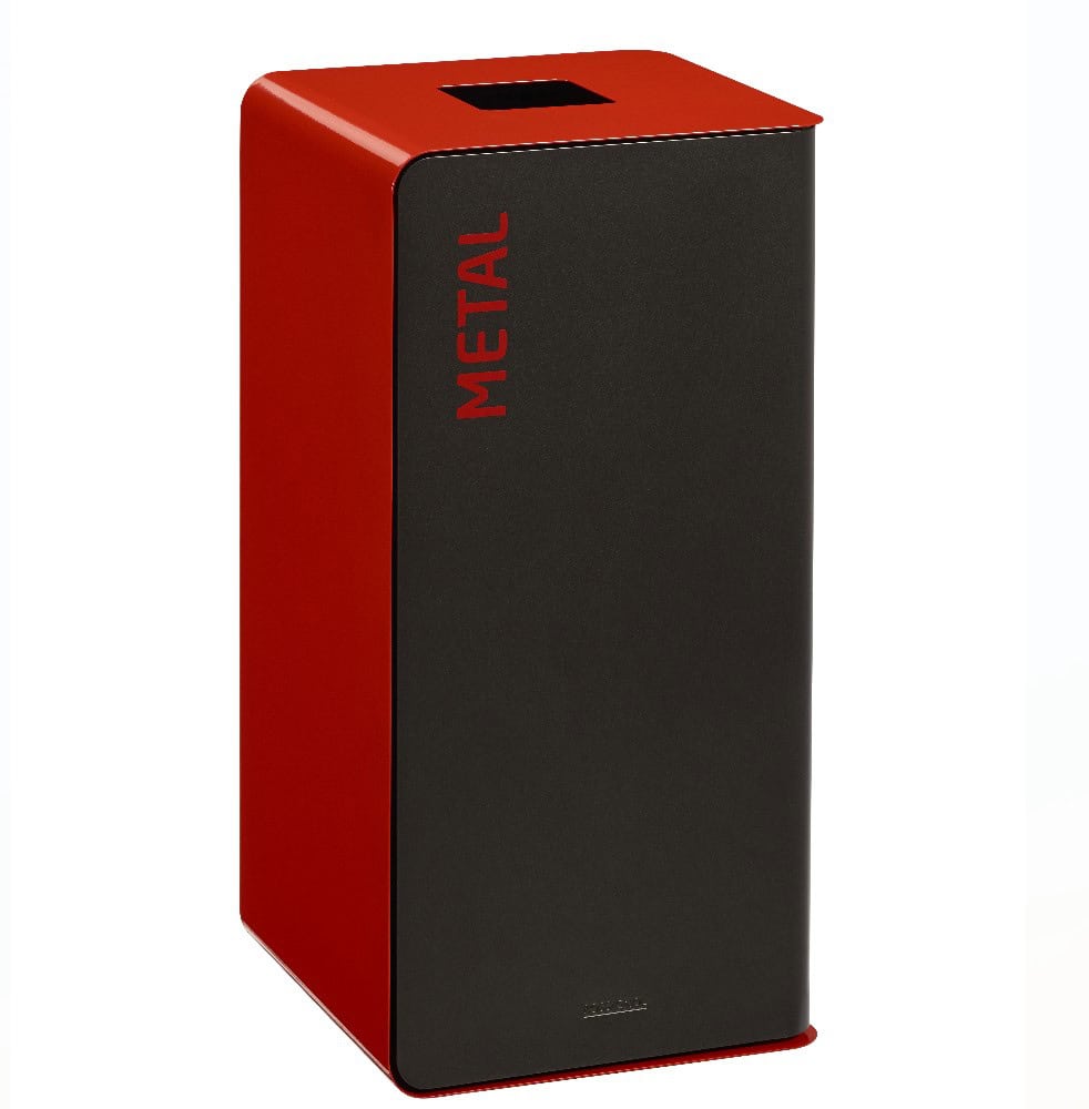 Borne de tri sélectif - 75l - SAC 110l - METAL